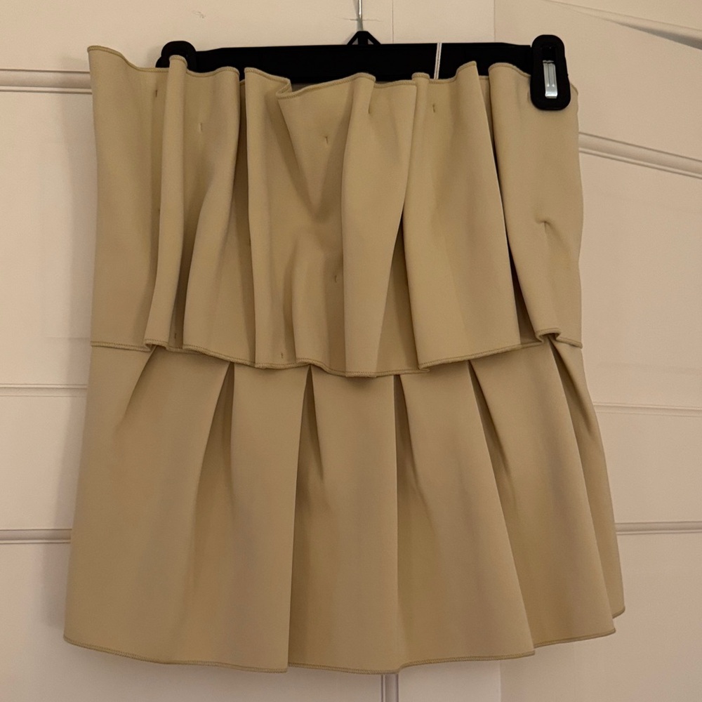 Dagmar Sculpted Tube Top - Buttercream - NWT